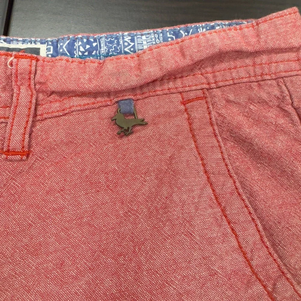 Modern Amusement Shorts Coral Red Casual Walk Shorts Mens Size‎ 34 Iconix